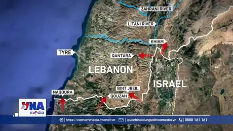 10 quốc gia châu Âu và EU ra tuyên bố chung về tình hình Liban