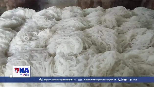 Di sản văn hóa Nghề làm bún Vân Cù - Huế