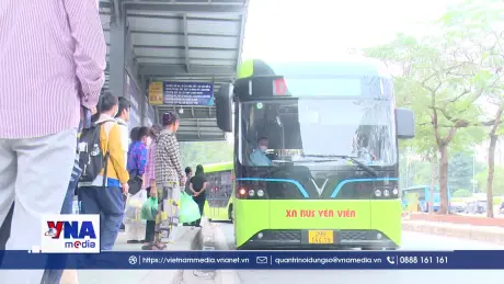 Hà Nội có thêm 10 tuyến xe buýt điện
