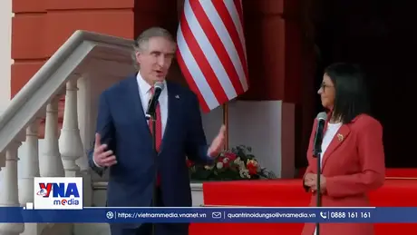 Mỹ dỡ bỏ trừng phạt Tổng thống lâm thời Venezuela Delcy Rodriguez