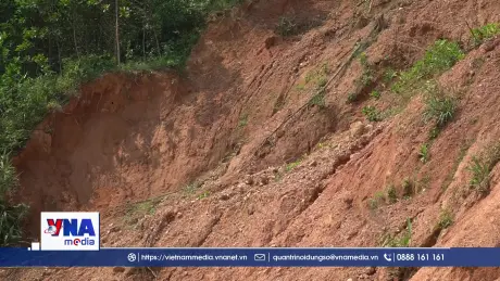 Cần sớm khắc phục triệt để sạt lở trên tuyến đường ĐH74