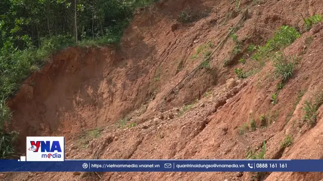 Cần sớm khắc phục triệt để sạt lở trên tuyến đường ĐH74