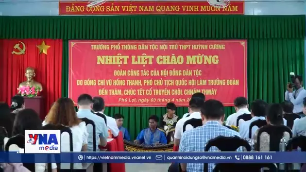 Đoàn công tác của Quốc hội thăm, chúc Tết Chôl Chnăm Thmây tại Cần Thơ