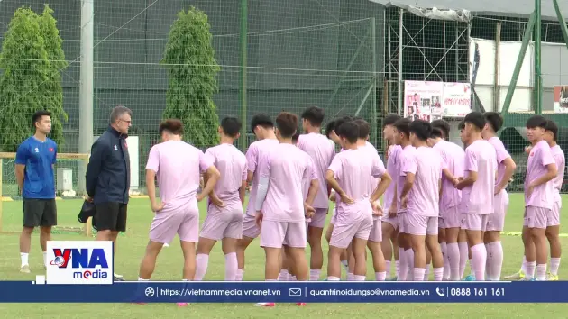 Đội tuyển U17 Việt Nam tăng tốc chuẩn bị cho giải Đông Nam Á 2026