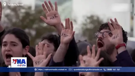 Biểu tình phản đối chiến tranh ở Israel và Iraq