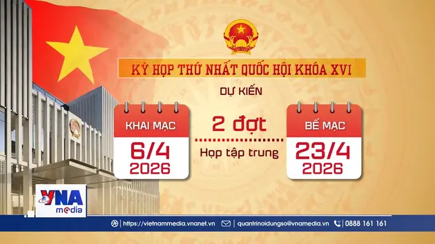 Trạm tin sáng ngày 06/4: Những nội dung chính tại Kỳ họp thứ nhất Quốc hội khóa XVI