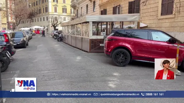 Thủ đô của Italy siết chặt quản lý vỉa hè