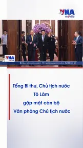 Tổng Bí thư, Chủ tịch nước Tô Lâm gặp mặt cán bộ Văn phòng Chủ tịch nước