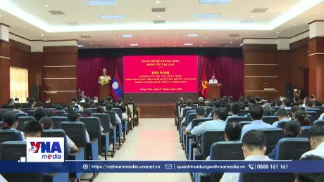 Cộng đồng người Việt tại Lào nghiên cứu, học tập Nghị quyết Đại hội XIV của Đảng