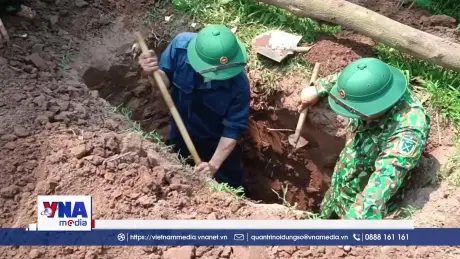 Quảng Trị: Quy tập 2 hài cốt liệt sĩ cùng nhiều di vật quan trọng