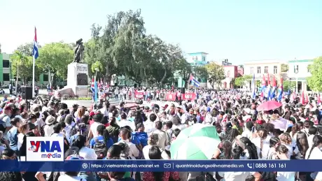 Phụ nữ Cuba thể hiện niềm tin tất thắng đối với sự nghiệp cách mạng