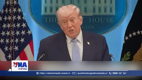 Tổng thống Mỹ tổ chức họp báo về chiến dịch quân sự ở Trung Đông