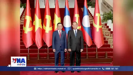 Trạm tin trưa ngày 09/4: Lễ đón chính thức Ủy viên Bộ Chính trị, Thường trực Ban Bí thư Trần Cẩm Tú tại thủ đô Viêng Chăn (Lào)
