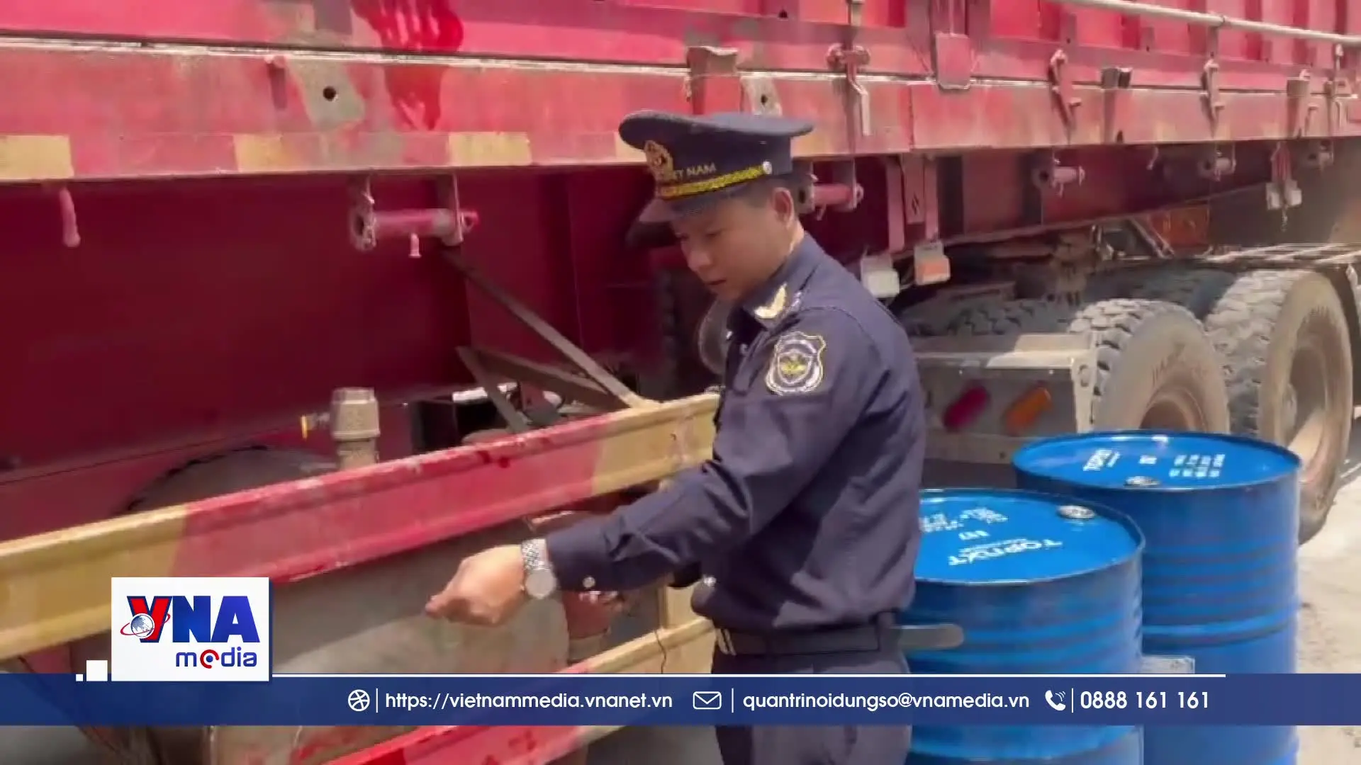 Quảng Trị phát hiện vụ vận chuyển trái phép 400 lít dầu diesel