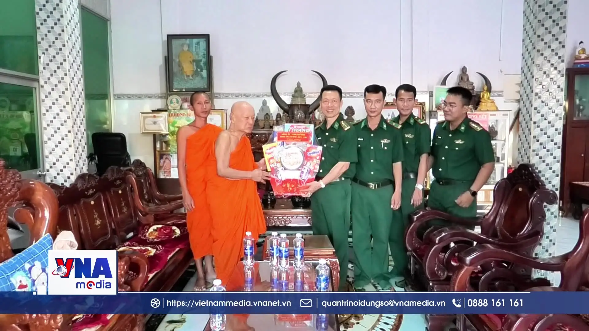 Bộ đội Biên phòng Cần Thơ đồng hành cùng đồng bào Khmer đón Tết cổ truyền