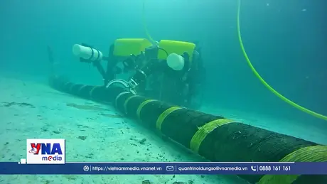 Robot kiểm tra cáp ngầm dưới biển