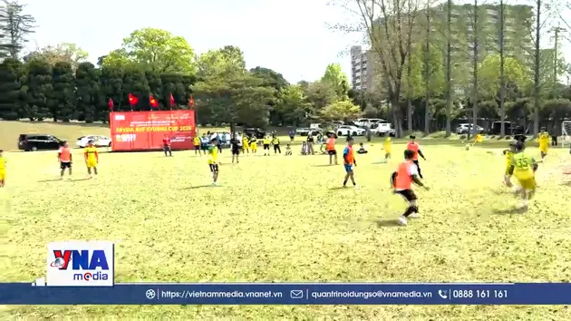 Sôi động giải bóng đá người Việt tại Nhật Bản hướng về Trường Sa