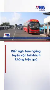 Kiến nghị tạm ngừng tuyến vận tải khách không hiệu quả