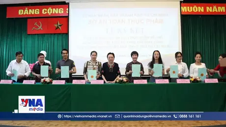 Hơn 300 cơ sở ký cam kết đảm bảo an toàn thực phẩm suất ăn trường học