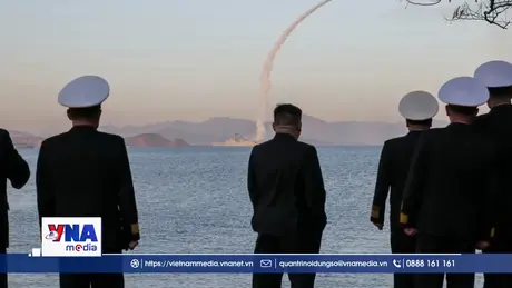 Nhà lãnh đạo Triều Tiên giám sát các vụ phóng thử tên lửa