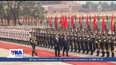 Tổng Bí thư, Chủ tịch Trung Quốc Tập Cận Bình chủ trì Lễ đón chính thức Tổng Bí thư, Chủ tịch nước Tô Lâm