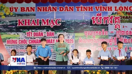 Khai mạc “Tết Quân - Dân” gắn với Tết Chôl Chnăm Thmây