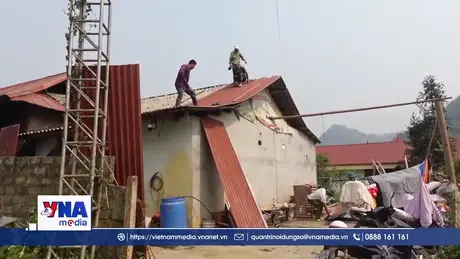 Khẩn trương khắc phục hậu quả do mưa đá, giông lốc gây ra