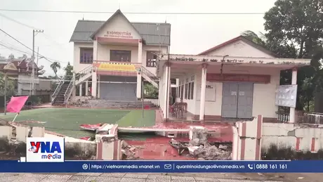 Quảng Trị khẩn trương khắc phục thiệt hại do lốc xoáy gây ra