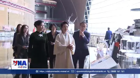 Phu nhân Tổng Bí thư, Chủ tịch nước Tô Lâm thăm Nhà hát lớn quốc gia Trung Quốc