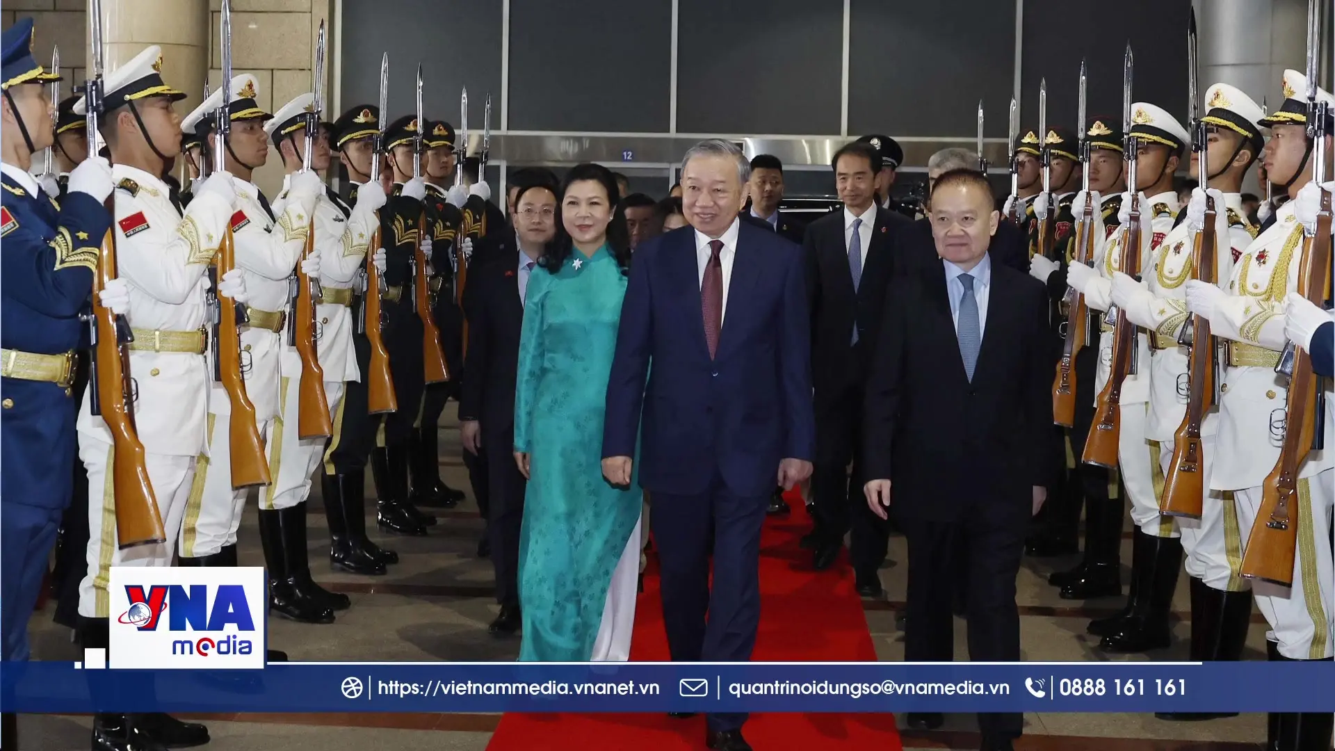 Trạm tin chiều ngày 16/4/: Tổng Bí thư, Chủ tịch nước Tô Lâm và Phu nhân đã rời Thủ đô Bắc Kinh, thăm thành phố Nam Ninh,Trung Quốc