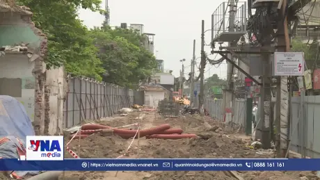 Hà Nội tăng tốc giải phóng mặt bằng dự án mở rộng đường Lĩnh Nam