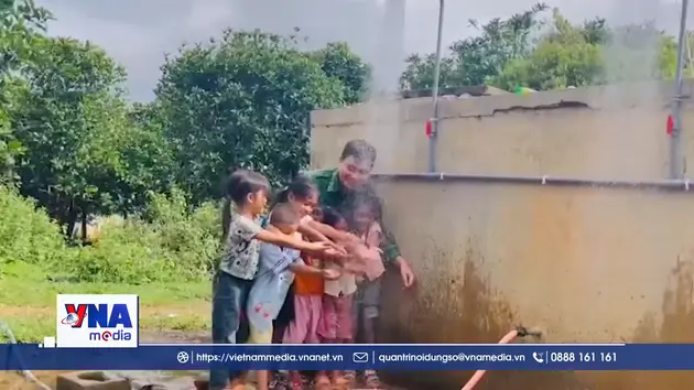 Lan tỏa nghĩa tình quân - dân từ công trình giếng nước nơi biên cương