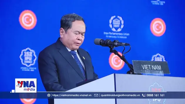 Chủ tịch Quốc hội Trần Thanh Mẫn phát biểu tại Phiên thảo luận chung Đại hội đồng IPU-152