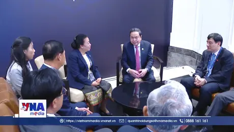 Chủ tịch Quốc hội Trần Thanh Mẫn gặp gỡ lãnh đạo nghị viện các nước