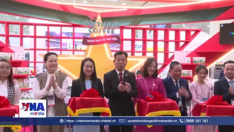Không gian cà phê Việt Nam tại Coffee Expo Seoul 2026