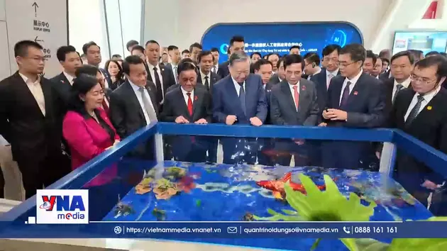 Tổng Bí thư, Chủ tịch nước Tô Lâm thăm Trung tâm Hợp tác đổi mới AI