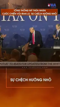 Tổng thống Mỹ thừa nhận cuộc chiến với Iran là “sự chệch hướng nhỏ”