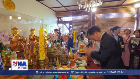 Lễ tưởng niệm Quốc Tổ Hùng Vương tại Hàn Quốc