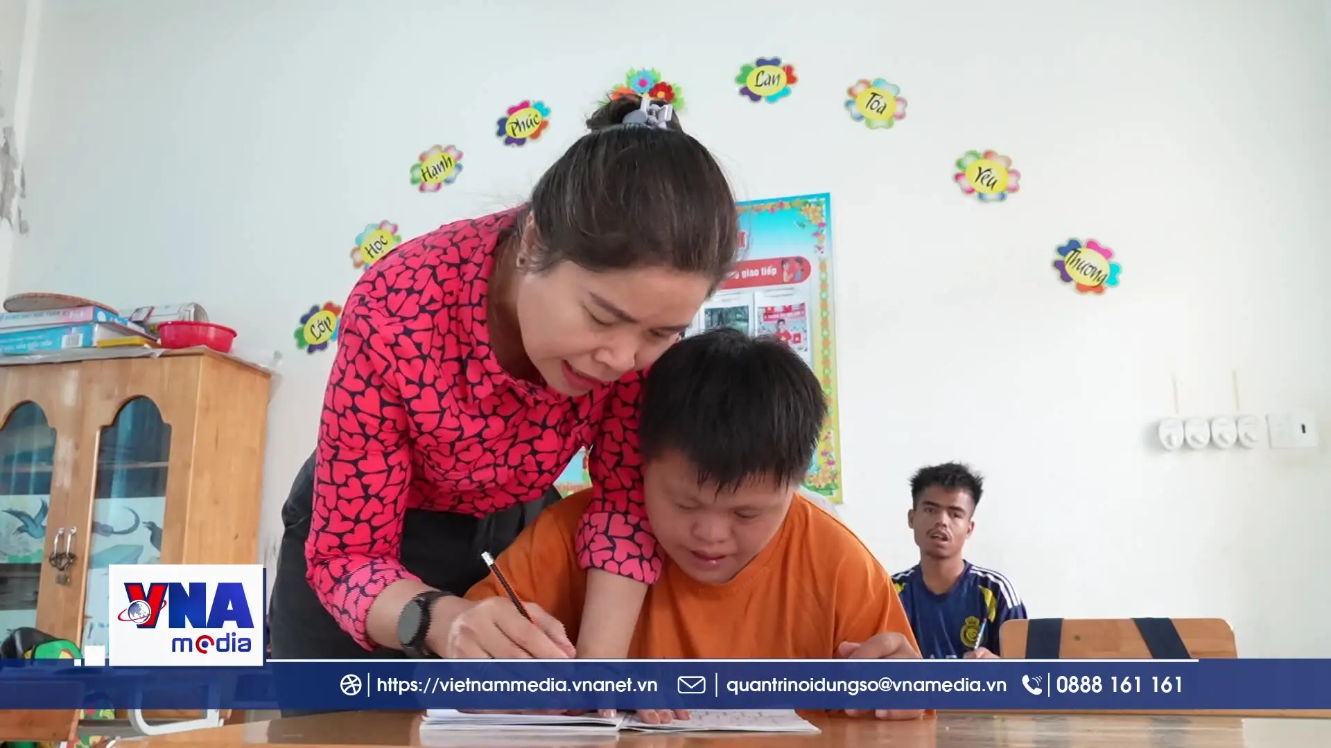 Lớp học đặc biệt của trẻ em khuyết tật vùng cao