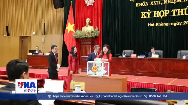 Hải Phòng bầu các chức danh HĐND, UBND thành phố nhiệm kỳ 2026 - 2031
