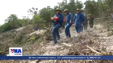 Quảng Trị: Phát hiện và quy tập 1 hài cốt liệt sĩ trong hầm chiến đấu