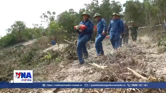Quảng Trị: Phát hiện và quy tập 1 hài cốt liệt sĩ trong hầm chiến đấu