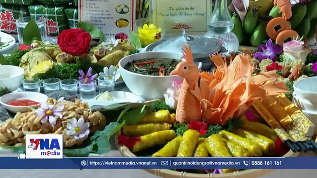 23 khu dân cư đua tài hội thi “Mâm cỗ tri ân” các Vua Hùng