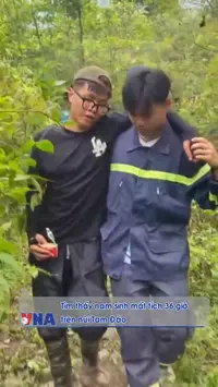 Tìm thấy nam sinh mất tích 36 giờ trên núi Tam Đảo