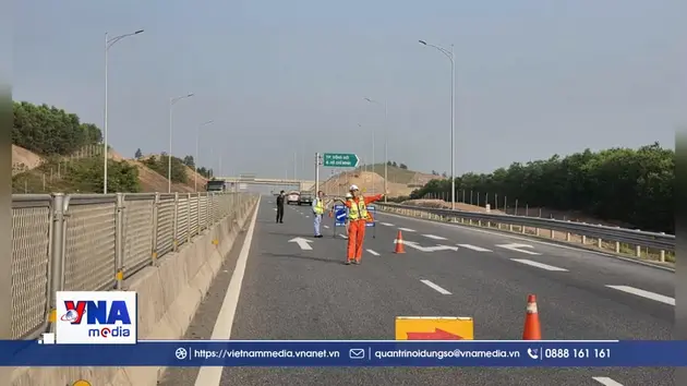 Đóng luân phiên một số đoạn cao tốc qua Quảng Trị để thi công