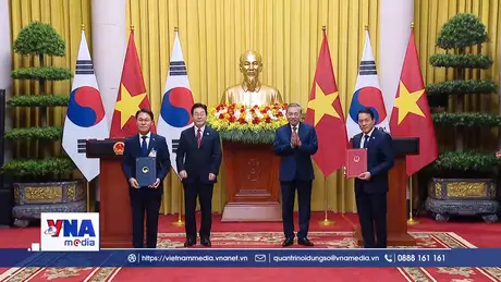 Lễ trao các văn kiện hợp tác giữa Việt Nam – Hàn Quốc