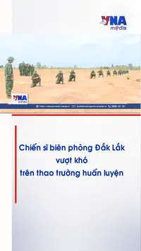 Chiến sĩ biên phòng Đắk Lắk vượt khó trên thao trường huấn luyện