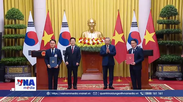 Lễ trao các văn kiện hợp tác giữa Việt Nam – Hàn Quốc