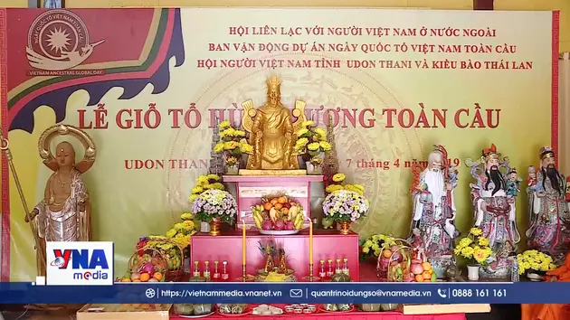 Kiều bào tại Thái Lan tưởng nhớ các Vua Hùng