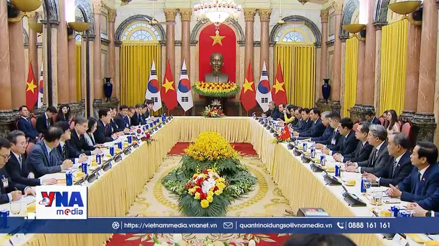 Tổng Bí thư, Chủ tịch nước Tô Lâm hội đàm với Tổng thống Lee Jae Myung